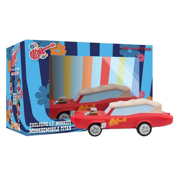 Titans Merchandise The Monkees Monkeemobile 4 1/2" Vinyl Car Figure New In Box - Picture 1 of 4